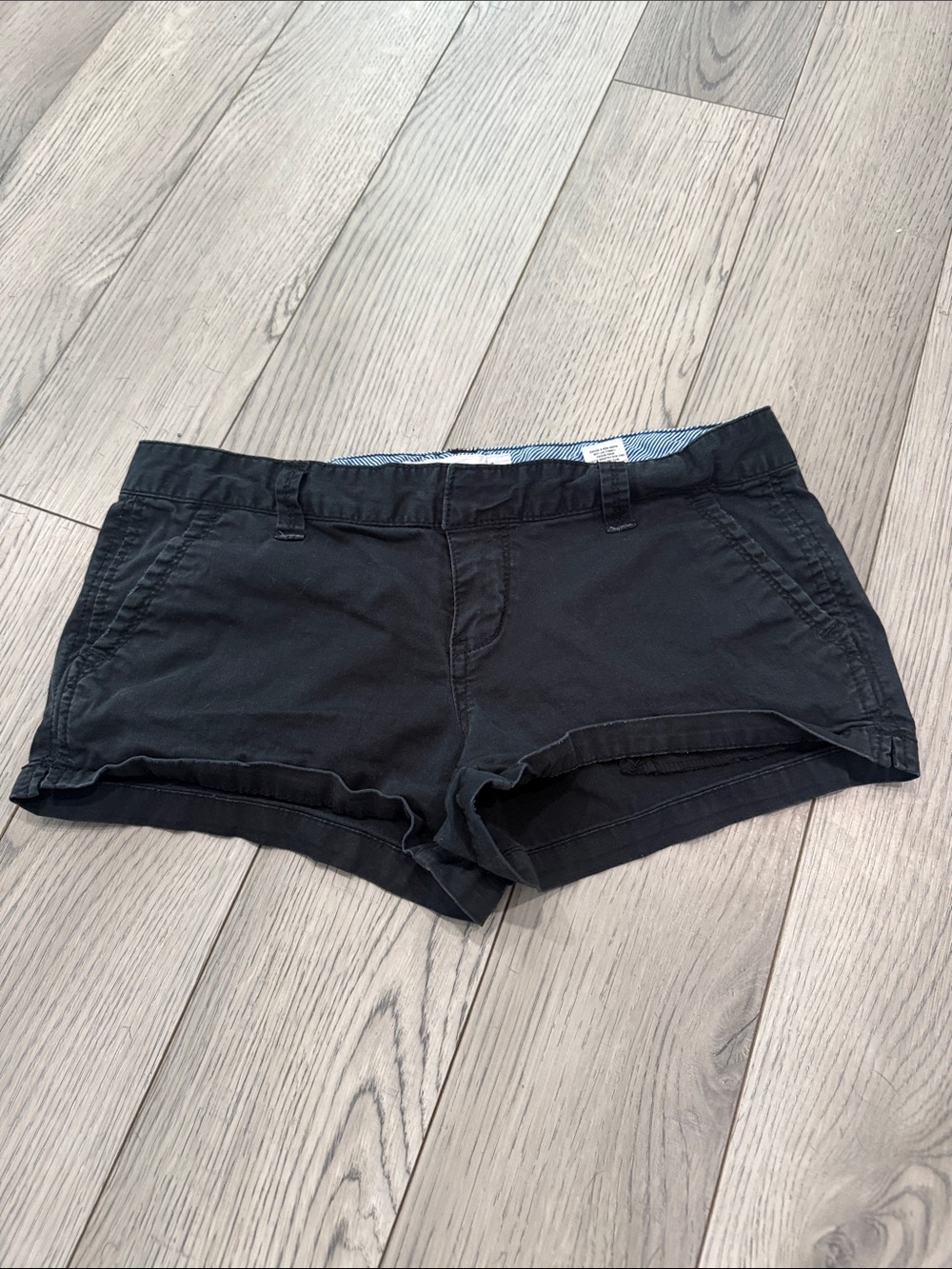 Aeropostale Black Women's Jean-Style Shorts